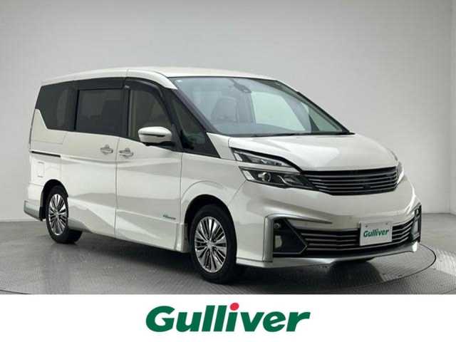 日産 セレナ ライダー オーテック 30th 兵庫県 2017(平29)年 9.1万km ブリリアントホワイトパール 純正9インチナビ（FM/AM・CD/DVD・BT・フルセグ）/バックカメラ/全方位カメラ/両側パワースライドドア/プロパイロット/ETC/デジタルインナーミラー/フリップダウンモニター/純正AW16インチ/純正フロアマット/プッシュスタート/スマートキー2本/シートヒーター（D/N席）/革シート/革巻きステアリング/電動パーキング/オートブレーキホールド/チャイルドシート対応/自動駐車システム/オートライト/LEDヘッドランプ/フォグランプ/電動格納ミラー/ウインカーミラー/ドアバイザー