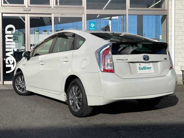 トヨタ プリウス G 青森県 2013(平25)年 8.3万km ホワイトパールクリスタルシャイン ワンオーナー/純正ナビ（フルセグ）/ＥＴＣ/ハーフレザーシート/クルーズコントロール/スペアキー/スタッドレスタイヤ積込