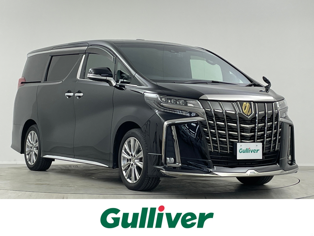 トヨタ アルファード S タイプゴールドⅢ 埼玉県 2022(令4)年 2.1万km ブラック サンルーフ　モデリスタ　後席モニター　ＢＳＭ　ワイヤレス充電　デジタルインナーミラー　両側パワースライドドア　オットマン　純正８型ナビ　バックカメラ　ＤＶＤ　ドライブレコーダー　ＥＴＣ　三眼