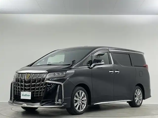 トヨタ アルファード S タイプゴールドⅢ 埼玉県 2022(令4)年 2.1万km ブラック サンルーフ　モデリスタ　後席モニター　ＢＳＭ　ワイヤレス充電　デジタルインナーミラー　両側パワースライドドア　オットマン　純正８型ナビ　バックカメラ　ＤＶＤ　ドライブレコーダー　ＥＴＣ　三眼