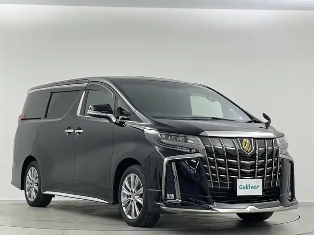トヨタ アルファード S タイプゴールドⅢ 埼玉県 2022(令4)年 2.1万km ブラック サンルーフ　モデリスタ　後席モニター　ＢＳＭ　ワイヤレス充電　デジタルインナーミラー　両側パワースライドドア　オットマン　純正８型ナビ　バックカメラ　ＤＶＤ　ドライブレコーダー　ＥＴＣ　三眼