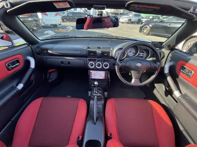 トヨタ ＭＲ－Ｓ S エディション 千葉県 2006(平18)年 5.7万km グレーマイカM シーケンシャル/BLITZ車高調/社外マフラー/社外17インチアルミホイール/社外SDナビ【AVN134MW】/社外ミラー型バックカメラ/キーレスキー/本革巻きステアリング/フォグランプ/ETC/新車時保証書＆取扱説明書