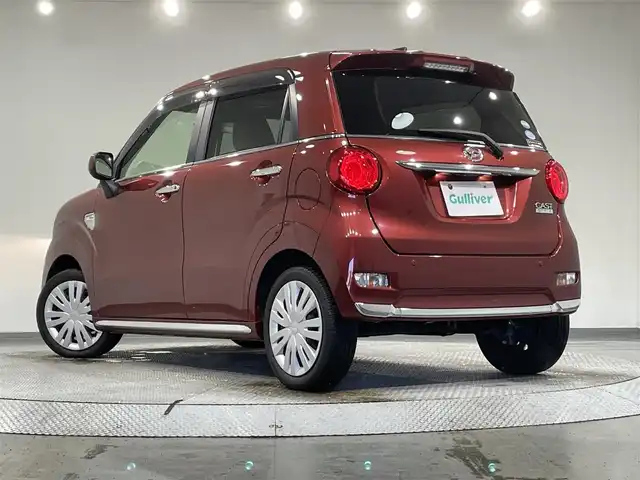 ダイハツ キャスト スタイル X リミテッド SAⅢ 愛知県 2019(平31)年 3.3万km ファイアークォーツレッドM 純正ナビ　NSZP-W69D/（FM/AM/SD/Bluetooth/フルセグTV)/衝突軽減ブレーキ　/シートヒーター　/ビルトインＥＴＣ　/バックカメラ　/ドライブレコーダー　/オートマチックハイビーム　/アイドリングストップ　/プッシュスタート　/　　-スマートキー/純正フロアマット　/パーキングセンサー/ISOFIX