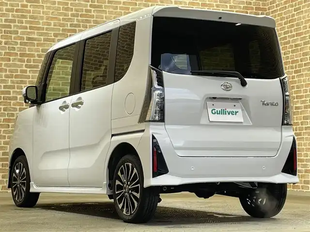 ダイハツ タント カスタム RS 岩手県 2024(令6)年 1万km シャイニングホワイトパール ４WD/ターボ/両側パワースライドドア/ロールサンシェード/シートバックテーブル/スマートアシスト/衝突回避支援ブレーキ/ブレーキ制御付き誤発進抑制機能/車線逸脱抑制機能/アダプティブドライビングビーム/標識認識機能/先行車発進お知らせ機能/コーナーセンサー/横滑り防止装置/アイドリングストップ/オートブレーキホールド/前席シートヒーター/純正ナビ/フルセグTV/バックカメラ/ドライブレコーダー/ETC/LEDヘッドライト/LEDフォグライト/純正１５インチアルミホイール