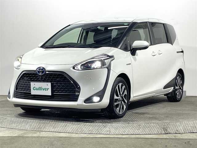 トヨタ シエンタ ハイブリッド G クエロ 大阪府 2018(平30)年 3.6万km ホワイトパールクリスタルシャイン 純正ナビ(フルセグ/DVD再生/Bluetooth) 衝突軽減 両側パワースライドドア 360カメラ ETC トヨタセーフティセンス ハーフレザー クリアランスソナー オートライト スマートキー