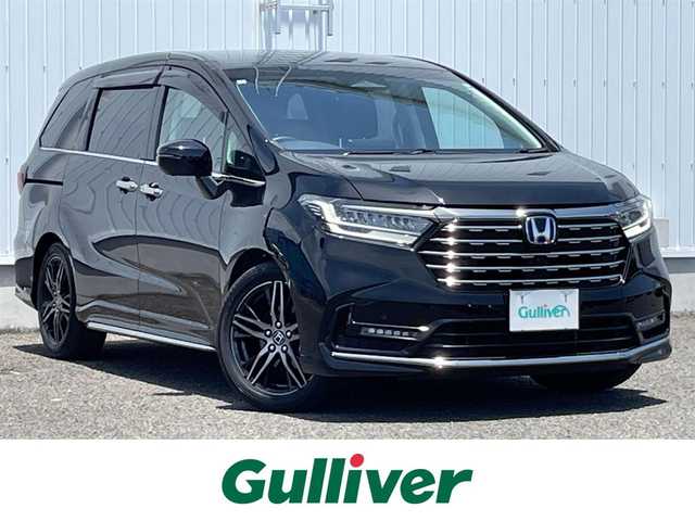 ホンダ オデッセイ ハイブリッド e:HEVアブソルート EX 熊本県 2024(令6)年 1.2万km 黒 純正SDナビ/・AM/FM/CD/DVD/BT/USB/HDMI/・フルセグTV/・マルチビューカメラ/ホンダセンシング/・衝突軽減ブレーキ/・誤発進抑制機能/・路外逸脱抑制機能/・車線維持支援システム/・標識認識機能/・先行車発進お知らせ/・アダプティブクルーズコントロール/・ブラインドスポットモニター/革シート/・シートヒーター/・パワーシート/純正フロアマット/電動リアゲート/両側電動スライドドア/置くだけ充電/ETC/電動パーキングブレーキ/・オートホールド/革巻きステアリング/・ステアリングスイッチ/・パドルシフト/電動格納ミラー/・ウインカーミラー/プッシュスタート/・スペアキー
