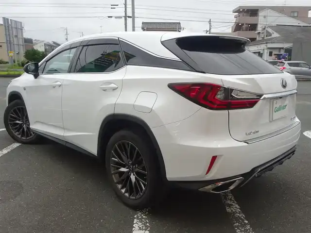 レクサス ＲＸ 200t Fスポーツ 静岡県 2016(平28)年 4.6万km ホワイトノーヴァガラスフレーク 禁煙車/純正ナビ、TV/（CD/DVD/BT/AUX/SD REC/USB/フルセグTV/Blue-ray）/バックカメラ、サイドカメラ/プッシュスタート、スマートキー/シートヒーター/シートクーラー（コンフォーダブルエアシート）/ハンドルヒーター/全席パワーシート（8wayパワーシート）/パワーバックドア/ヘッドアップディスプレイ/オートマチックハイビーム/オートライト/3眼LED/パドルシフト/アダプティブクルーズコントロール/ステアリングリモコン/電子パーキング/オートブレーキホールド/ビルトインETC2.0/レーダー探知機/セーフティシステム/・プリクラッシュセーフティシステム/・レーンキーピングアシスト/・オートマチックハイビーム/・レーダークルーズコントロール/スペアキー、カードキー/保証書・取扱説明書