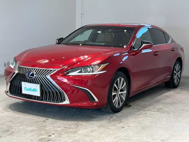 レクサス ＥＳ 300h 宮城県 2021(令3)年 0.8万km レッドマイカクリスタルシャイン 純正SDナビ/CD/DVD/Bluetooth接続/レクサスセーフティーシステムプラス/・プリクラッシュセーフティ/・レーンキープアシスト/・レーダークルーズコントロール/サンルーフ/ブラインドスポットモニター/サンシェード/オートライト/オートマチックハイビーム/コーナーセンサー前後/ステアリングヒーター/パワーシート/エアーシート/シートヒーター/シートメモリー/レザーシート/純正フロアマット/純正ドライブレコーダー/純正ビルドインETC2.0/純正LEDヘッドライト