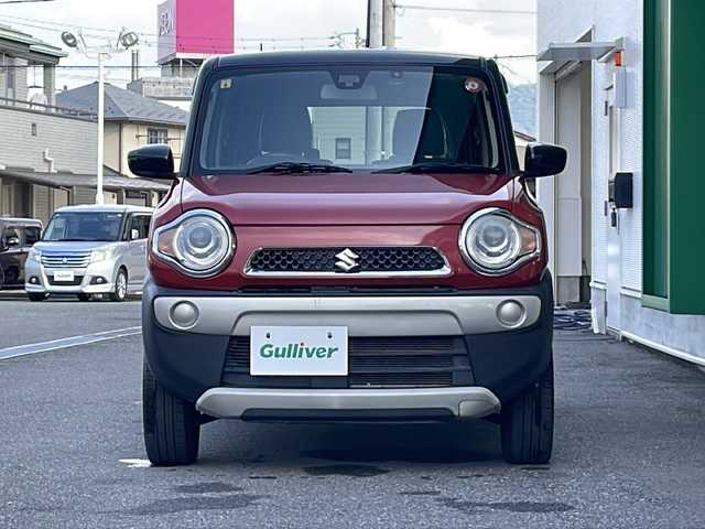 スズキ ハスラー G 岐阜県 2018(平30)年 5.6万km フェニックスレッドパール/ブルーイッシュブラックパール 禁煙車/純正8型ナビ（CN-RZ843）/シートヒーター （前席）/衝突軽減ブレーキ/オートエアコン/ドライブレコーダー/プッシュスタート/スマートキー/オートライト/LEDヘッドライト/純正フロアマット/純正ドアバイザー