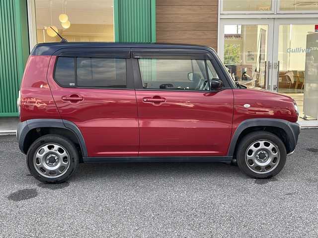 スズキ ハスラー G 岐阜県 2018(平30)年 5.6万km フェニックスレッドパール/ブルーイッシュブラックパール 禁煙車/純正8型ナビ（CN-RZ843）/シートヒーター （前席）/衝突軽減ブレーキ/オートエアコン/ドライブレコーダー/プッシュスタート/スマートキー/オートライト/LEDヘッドライト/純正フロアマット/純正ドアバイザー