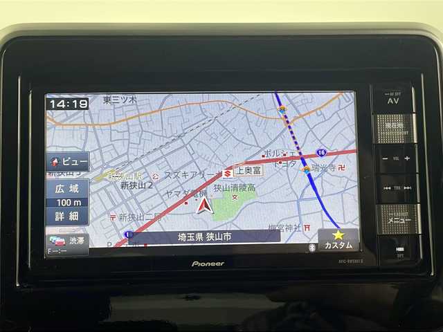 スズキ スペーシア カスタム HYBRID XS ターボ 埼玉県 2020(令2)年 4.2万km ブルーイッシュブラックパール3 全方位カメラ/両側パワースライドドア/運転席シートヒーター/社外ナビ/社外前後ドライブレコーダー/クルーズコントロール/サーキュレーター/プリクラッシュセーフティ/ヘッドアップディスプレイ/レーンキープアシスト/横滑り防止装置/衝突軽減ブレーキ/パドルシフト/LEDヘッドライト/社外フロアマット/純正アルミホイール