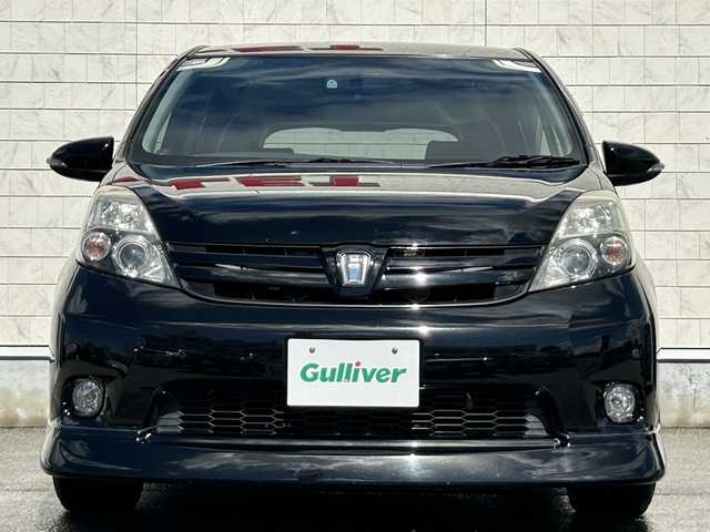トヨタ アイシス プラタナ Vセレクション 富山県 2015(平27)年 8.2万km ブラック 純正ナビ/Bluetooth/フルセグTV/バックカメラ/社外エアロ/社外マフラー/社外ダウンサス/後付けコーナーセンサー/片側パワースライドドア/オートライト/オートエアコン/スマートキー/ウィンカーミラー/冬タイヤホイール積込/社外19インチホイール