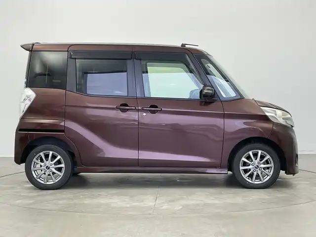 日産 デイズ ルークス ハイウェイスターX 新潟県 2014(平26)年 9.3万km モカブラウンP 純正ディーラーOPナビ/片側パワースライドドア/プッシュスタート/HIDヘッドライト/フルセグTV/ベンチシート/社外14インチAW
