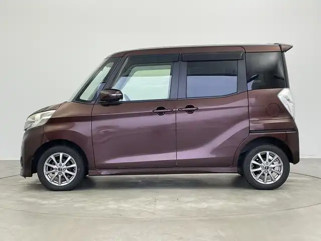 日産 デイズ ルークス ハイウェイスターX 新潟県 2014(平26)年 9.3万km モカブラウンP 純正ディーラーOPナビ/片側パワースライドドア/プッシュスタート/HIDヘッドライト/フルセグTV/ベンチシート/社外14インチAW