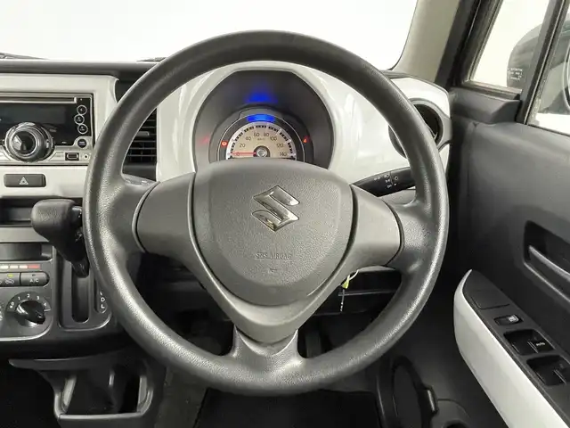 スズキ ハスラー A 群馬県 2015(平27)年 6.7万km ブルーイッシュブラックパール3 社外オーディオデッキ　ヘッドライトレベライザー　ベンチシート　社外フロアマット　純正ドアバイザー　リモコンキー　スペアキー　エアコン　ダブルエアバッグ　横滑り防止装置　パワーウィンドウ　パワステ