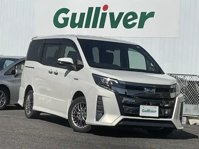 トヨタ ノア ハイブリッド Si ダブルバイビー 福島県 2018(平30)年 5.3万km ラグジュアリーホワイトパールクリスタルシャインガラスフレーク 両側パワースライドドア /バックカメラ/フルセグテレビ/Bluetooth接続/レーンアシスト /クルーズコントロール/レザー調シートカバー/純正16インチAW/プッシュスタート/保証書/取説書/ワンオーナー