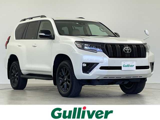 トヨタ ランドクルーザー プラド TX Lパッケージ マットブラED 岐阜県 2022(令4)年 3.8万km ホワイトパールクリスタルシャイン サンルーフ/純正9インチSDナビ/・フルセグ/BT/CD/DVD/本革シート【ベージュ】/トヨタセーフティセンス/前席シートヒーター/エアシート/ルーフレール/防眩インナーミラー/前後ドライブレコーダー/ステアリングスイッチ/スマートキー/ビルトインETC/スマートキー/LEDヘッドライト/フォグランプ
