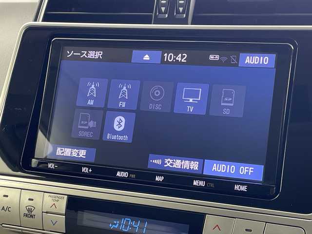 トヨタ ランドクルーザー プラド TX Lパッケージ マットブラED 岐阜県 2022(令4)年 3.8万km ホワイトパールクリスタルシャイン サンルーフ/純正9インチSDナビ/・フルセグ/BT/CD/DVD/本革シート【ベージュ】/トヨタセーフティセンス/前席シートヒーター/エアシート/ルーフレール/防眩インナーミラー/前後ドライブレコーダー/ステアリングスイッチ/スマートキー/ビルトインETC/スマートキー/LEDヘッドライト/フォグランプ