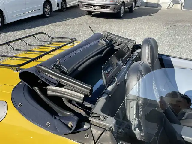 ホンダ ビート 兵庫県 1991(平3)年 6.6万km 黄 /MOMOステアリング//ETC//幌張替（ダークブルー）//パワーウィンドウ//シートカバー