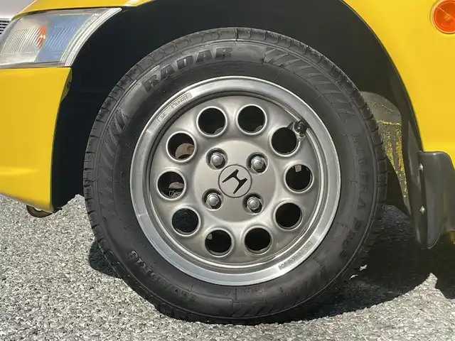 ホンダ ビート 兵庫県 1991(平3)年 6.6万km 黄 /MOMOステアリング//ETC//幌張替（ダークブルー）//パワーウィンドウ//シートカバー