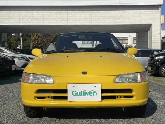 ホンダ ビート 兵庫県 1991(平3)年 6.6万km 黄 /MOMOステアリング//ETC//幌張替（ダークブルー）//パワーウィンドウ//シートカバー