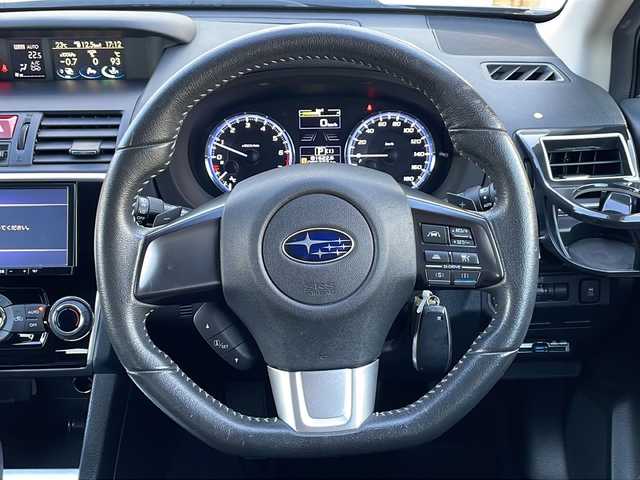 スバル レヴォーグ 1．6GT アイサイト Sスタイル 道東・釧路十勝 2015(平27)年 8.6万km スティールブルーグレーM S-Style/純正AW/パワーシート/7インチナビ/（CD/BT/フルセグ）/バックカメラ/ETC/追従クルーズコントロール/アイサイト/衝突軽減システム/車線逸脱抑制/横滑り防止/アイドリングストップ/MTモード/パドルシフト/オートライト/フォグランプ