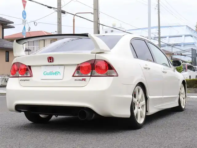 ホンダ シビック タイプR 神奈川県 2007(平19)年 8.6万km チャンピオンシップホワイト 6MT/BLITZ車高調/FEELLマフラー/レーダー探知機 ZERO 703V/社外ナビ MDV-L402/バックカメラ/ETC/純正フロアマット/純正18インチAW/HIDヘッドランプ/リモコンキー/スペアキー1本/保証書