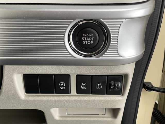 スズキ スペーシア HYBRID X 宮崎県 2018(平30)年 3.9万km シフォンアイボリーM 禁煙車/衝突被害軽減ブレーキ/社外ナビTV/（AVIC-RZ801/CD/DVD/Bluetooth/フルセグTV)/社外バックカメラ/社外ドライブレコーダー/社外シートカバー/社外ETC/純正セキュリティアラーム/純正フロアマット/両側電動スライドドア/レーンディパーチャーアラート/クリアランスソナー/エネチャージ/シートヒーター/オートエアコン/ウインカードアミラー/スマートキー/プッシュエンジンスタート/新車時保証書/取扱い説明書