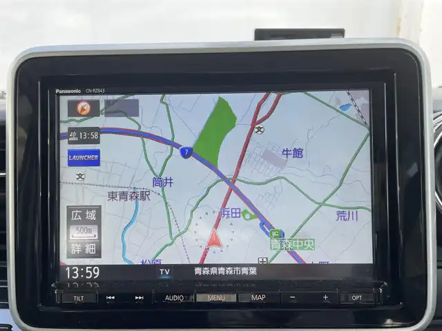 スズキ スペーシア カスタム HYBRID XS ターボ 青森県 2018(平30)年 3.1万km ピュアホワイトP ワンオーナー/4WD/純正メモリナビ/【AM/FM/CD/DVD/BT】/フルセグテレビ/バックカメラ/両側パワースライドドア/コーナーセンサー/プリクラッシュブレーキ/レーンキープアシスト/クルーズコントロール/シートヒーター/パドルシフト/LEDヘッドライト/フォグランプ/アイドリングストップ/純正15インチアルミ/ETC/取扱説明書/保証書