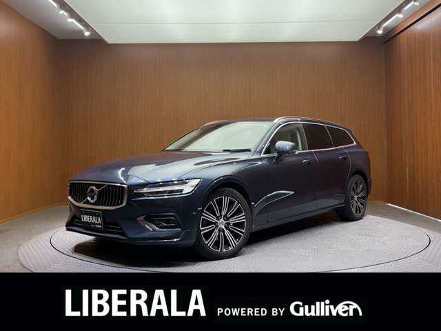 ボルボ Ｖ６０ T5 インスクリプション 千葉県 2019(令1)年 5万km デニムブルーメタリック 純正ナビ　/３６０°カメラ　/ＡＣＣ　/レザーシート　/シートヒーター　/ベンチレーター　/パワーシート　/ＬＥＤヘッドライト　/ハイビームアシスト　/電動リアゲート　/パーキングアシスト　/自動駐車　/ＨＵＤ