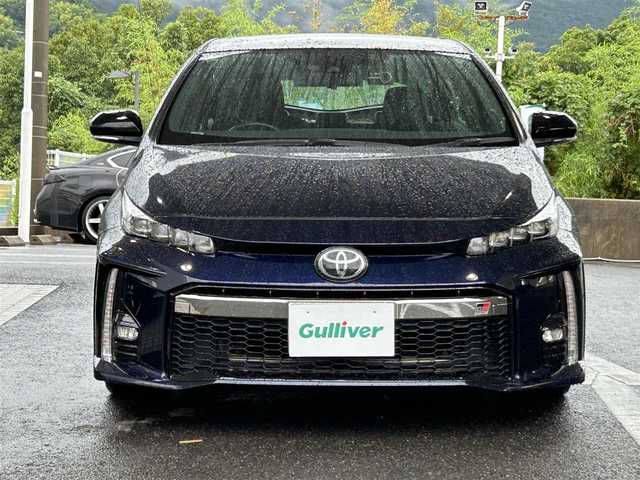 トヨタ プリウス ＰＨＶ S GRスポーツ 長崎県 2019(令1)年 9.8万km ダークブルーマイカ 純正SDナビ(FM/AM/BT/フルセグ/CD/DVD)/プッシュスタート/スマートキー/スペアキー1本/パワーウィンドウALL AUTO/EV/HVモード切替/ドライブモードセレクト/バックカメラ/前後ドラレコ/ビルトインETC/GRスポーツフロアマット/革巻きステアリング/ステアリングスイッチ/前席シートヒーター/純正18インチアルミホイール/ABS/レーンディパーチャーアラート/レーダークルーズコントロール/VSC/SRSダブル・サイドエアバッグ/SRSカーテンエアバッグ/取扱説明書/保証書/記録簿/ナビ取扱説明書