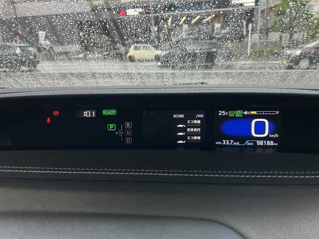 トヨタ プリウス ＰＨＶ S GRスポーツ 長崎県 2019(令1)年 9.8万km ダークブルーマイカ 純正SDナビ(FM/AM/BT/フルセグ/CD/DVD)/プッシュスタート/スマートキー/スペアキー1本/パワーウィンドウALL AUTO/EV/HVモード切替/ドライブモードセレクト/バックカメラ/前後ドラレコ/ビルトインETC/GRスポーツフロアマット/革巻きステアリング/ステアリングスイッチ/前席シートヒーター/純正18インチアルミホイール/ABS/レーンディパーチャーアラート/レーダークルーズコントロール/VSC/SRSダブル・サイドエアバッグ/SRSカーテンエアバッグ/取扱説明書/保証書/記録簿/ナビ取扱説明書