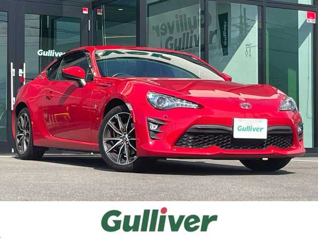 トヨタ ８６ GT リミテッド 愛媛県 2018(平30)年 2万km ピュアレッド 純正7型ナビ　/AM/FM/BT/フルセグTV/バックカメラ　/クルーズコントロール　/ドライブレコーダー　/D/N席シートヒーター　/ETC2.0　/前後コーナーセンサー　/シガーソケット/パドルシフト　/ステアリングリモコン　/電格ミラー　/ドアバイザー/リアスポイラー/現状サマー(純正AW)(215/45/R17)