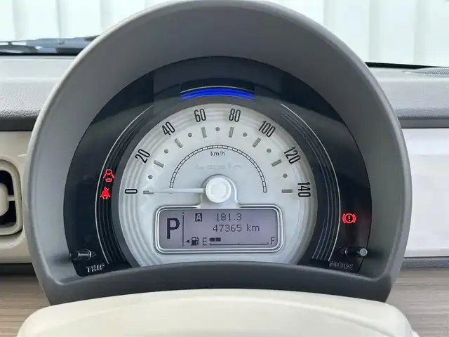 スズキ ラパン X 富山県 2015(平27)年 4.8万km フォーンベージュM 社外ナビ/フルセグTV 走行中視聴可能/USB/禁煙車/純正14インチAW/プッシュスタート/スマートキー/スペアキー１本/HIDヘッドライト/純正フロアマット/ウィンカーミラー/横滑り防止装置/盗難防止装置/衝突被害軽減システム