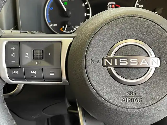 日産 エクストレイル S e－4ORCE 岩手県 2023(令5)年 1.4万km ダイヤモンドブラック ４WD/e-4ORCE/エマージェンシーブレーキ/クルーズコントロール/車線逸脱警報/踏み間違い衝突防止支援/標識表示機能/オートブレーキホールド/前後ソナー/ハイビームアシスト/ヒルディセントコントロール/シートヒーター（１列目、２列目左右）/ステアリングヒーター/Pioneerナビ/バックカメラ/ETC/ドライブレコーダー/LEDヘッドライト/フォグランプ/純正18インチアルミホイール