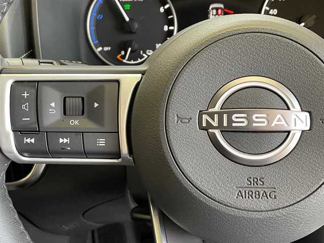 日産 エクストレイル S e－4ORCE 岐阜県 2023(令5)年 1.4万km ダイヤモンドブラック ４WD/e-4ORCE/エマージェンシーブレーキ/クルーズコントロール/車線逸脱警報/踏み間違い衝突防止支援/標識表示機能/オートブレーキホールド/前後ソナー/ハイビームアシスト/ヒルディセントコントロール/シートヒーター（１列目、２列目左右）/ステアリングヒーター/Pioneerナビ/バックカメラ/ETC/ドライブレコーダー/LEDヘッドライト/フォグランプ/純正18インチアルミホイール