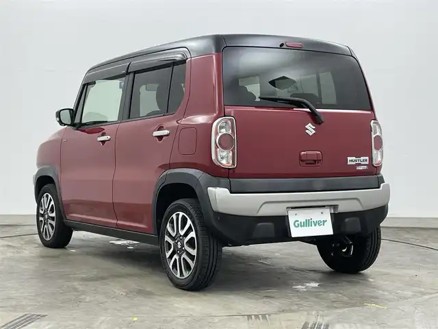 スズキ ハスラー Jスタイル Ⅱ 岡山県 2016(平28)年 8万km フェニックスレッドパール/ブルーイッシュブラックパール 全周囲カメラ　/純正７インチナビ/【CD/DVD再生/BT/Carplay/USB接続】/シートヒーター前側/ＬＥＤヘッドライト　/ドライブレコーダー前後　/フルセグ/スマートキー　　/スペアキー×1/オートエアコン/アイドリングストップ/踏み間違い防止/ISOFIX/ステアリングスイッチ/ドアバイザー