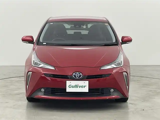 トヨタ プリウス A ツーリングセレクション 福岡県 2022(令4)年 1.4万km エモーショナルレッドⅡ 純正ナビ／フルセグＴＶ　/バックカメラ　/前方ドラレコ　/ビルトインＥＴＣ　/トヨタセーフティセンス　/アクセル踏み間違い防止　/パーキングアシスト　/ＨＵＤ　/シートヒーター／ベンチレーション　/純正１７インチＡＷ