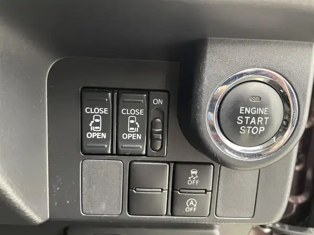トヨタ ルーミー カスタムG 富山県 2018(平30)年 4.7万km プラムブラウンパールクリスタルシャイン 社外ナビ（AM/FM/CD/DVD/BT）/フルセグTV/バックカメラ/両側パワースライドドア/前後ドライブレコーダー/LEDヘッドライト/フォグランプ/プッシュスタート/スマートキー/スペアキー/横滑り防止装置/アイドリングストップ/保証書/取扱説明書