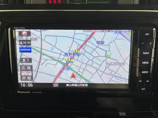 トヨタ ルーミー カスタムG 富山県 2018(平30)年 4.7万km プラムブラウンパールクリスタルシャイン 社外ナビ（AM/FM/CD/DVD/BT）/フルセグTV/バックカメラ/両側パワースライドドア/前後ドライブレコーダー/LEDヘッドライト/フォグランプ/プッシュスタート/スマートキー/スペアキー/横滑り防止装置/アイドリングストップ/保証書/取扱説明書