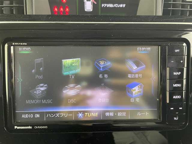 トヨタ ルーミー カスタムG 富山県 2018(平30)年 4.7万km プラムブラウンパールクリスタルシャイン 社外ナビ（AM/FM/CD/DVD/BT）/フルセグTV/バックカメラ/両側パワースライドドア/前後ドライブレコーダー/LEDヘッドライト/フォグランプ/プッシュスタート/スマートキー/スペアキー/横滑り防止装置/アイドリングストップ/保証書/取扱説明書