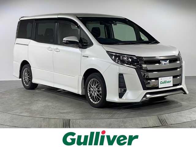 トヨタ ノア ハイブリッド Si 福岡県 2017(平29)年 6.3万km ホワイトパールクリスタルシャイン 純正メモリナビ/フルセグテレビ/バックカメラ/クルーズコントロール/プッシュスタート/ドアバイザー/フォグランプ/両側パワースライドドア/HDMI/ETC