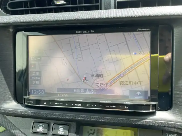 トヨタ アクア S 石川県 2014(平26)年 3.3万km グレーメタリック 社外メモリーナビ/ワンセグTV/バックカメラ/ETC/ドライブレコーダー/キーレス/電動ミラー/ホイール&夏タイヤ積み込み