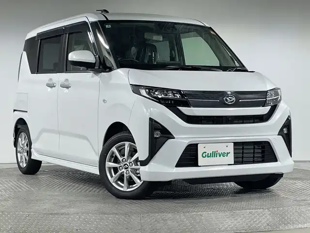ダイハツ ムーヴ G 神奈川県 2025(令7)年 0.1千km シャイニングホワイトパール 届出済未使用車/9型ディスプレイオーディオ/全方位ビューカメラ/スマートパノラマパーキングパック＆純正ナビ装着用アップグレードパック付/両側電動スライドドア/衝突軽減ブレーキ/パーキングアシスト/アイドリングストップ/リアセンサー/オートハイビーム/ステアリングスイッチ/置くだけ充電/電子パーキング・オートホールド/プッシュスタート/スマートキー/純正サイドシル・リアスポイラー/純正14インチアルミホイール/取説　保証書/スペアキー