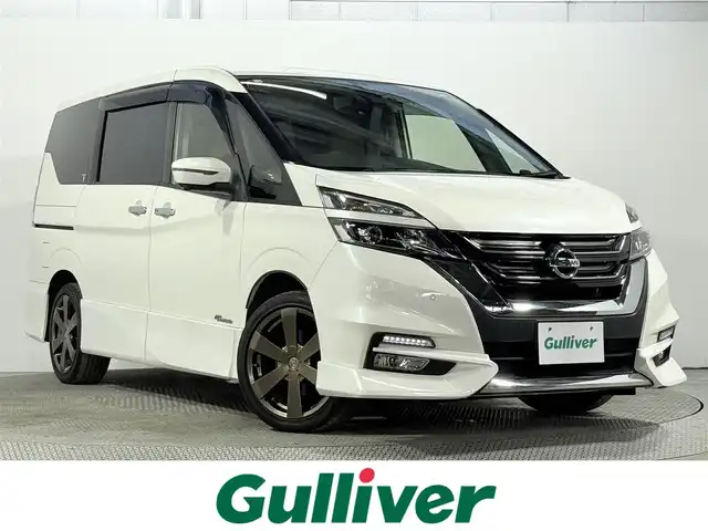 日産 セレナ ハイウェイスター 大阪府 2016(平28)年 4.4万km ブリリアントホワイトパール ProPILOT 純正9incナビTV 360カメラ 後席モニター デジタルインナーミラー ハーフレザー シートヒーター 両側パワースライドドア レーダーC 衝突軽減 パークアシスト クリアランスソナー リアオートエアコン