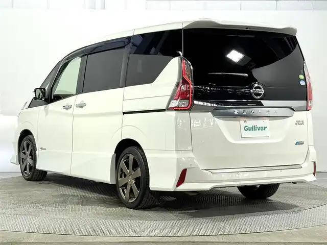 日産 セレナ ハイウェイスター 大阪府 2016(平28)年 4.4万km ブリリアントホワイトパール ProPILOT 純正9incナビTV 360カメラ 後席モニター デジタルインナーミラー ハーフレザー シートヒーター 両側パワースライドドア レーダーC 衝突軽減 パークアシスト クリアランスソナー リアオートエアコン