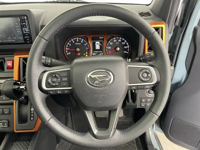 ダイハツ タフト G ターボ 愛知県 2020(令2)年 3.1万km レイクブルーメタリック スマートアシスト/　　・衝突警報機能/　　・衝突回避支援ブレーキ機能/　　・車線逸脱警報機能/　　・路側逸脱警報/　　・ふらつき警報/　　・アダプティブクルーズコントロール/　　・アダプティブドライビングハイビーム/　　・コーナーセンサー/　　・パノラマモニター/ディーラーオプション7インチナビ/　　CD/DVD/BT/フルセグ/ドライブレコーダー/ETC/革巻きステアリング/ステアリングリモコン/シートヒーター（前席）/ガラスルーフ/ルーフレール/純正LEDヘッドライト/フォグランプ/純正15インチアルミホイール