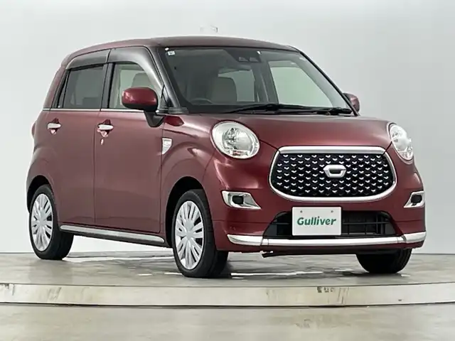 ダイハツ キャスト スタイル X リミテッド SAⅢ 愛知県 2019(令1)年 5.4万km ファイアークォーツレッドM 7インチナビ/（AM/FM/フルセグ/Bluetooth/CD/DVD）/バックカメラ/スマートアシストIII/・衝突軽減ブレーキ/・レーンキープアシスト/・オートハイビーム/・誤発進抑制機能/ナビ連動型ドライブレコーダー/ETC/シートヒーター/アイドリングストップ/横滑り防止機能/プッシュスタート/スマートキー/オートライト/純正ホイールキャップ/純正フロアマット/ドアバイザー/電動格納ミラー