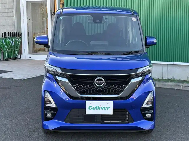 日産 ルークス HWS X プロパイロットED 宮城県 2021(令3)年 4.2万km アトランティックブルー 快適パックA/・プラズマクラスター付リアシーリングファン/・撥水加工シート/・パーソナルテーブル（後席）/・USBソケット（助手席シートバック）/・ロールサンシェード（リアドア）/＝＝＝/プロパイロット/インテリジェントエマージェンシーブレーキ/踏み間違い衝突防止アシスト/車線逸脱防止支援システム/車線逸脱警報/前方衝突予測警報/ふらつき警報/標識検知機能/コーナーセンサー/純正9インチナビ（MM320D-L）/・CD/DVD/・Bluetooth/・フルセグTV/ドライブレコーダー/ハンズフリー両側パワースライドドア/ステアリングスイッチ/電動パーキングブレーキ/ブレーキホールド/アダプティブLEDヘッドランプ/フォグランプ/オートライト/スマートキー＆プッシュスタート/電動格納ミラー/純正14インチAW/純正ドアバイザー/純正フロアマット/W/サイド/カーテン/ニーエアバッグ