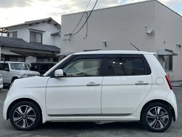 ホンダ Ｎ ＯＮＥ プレミアム ツアラー Lパッケージ 熊本県 2013(平25)年 5.7万km プレミアムホワイトパール ワンオーナー/プッシュスタート/社外ナビ/バックカメラ/ETC/ドライブレコーダー/純正15インチAW/クルーズコントロール/パドルシフト/ディスチャージヘッドライト/オートライト/フォグライト/横滑り防止装置/ウィンカーミラー/フロアマット/ドアバイザー/新車保証書/取扱説明書/スマートスペアキー×1本